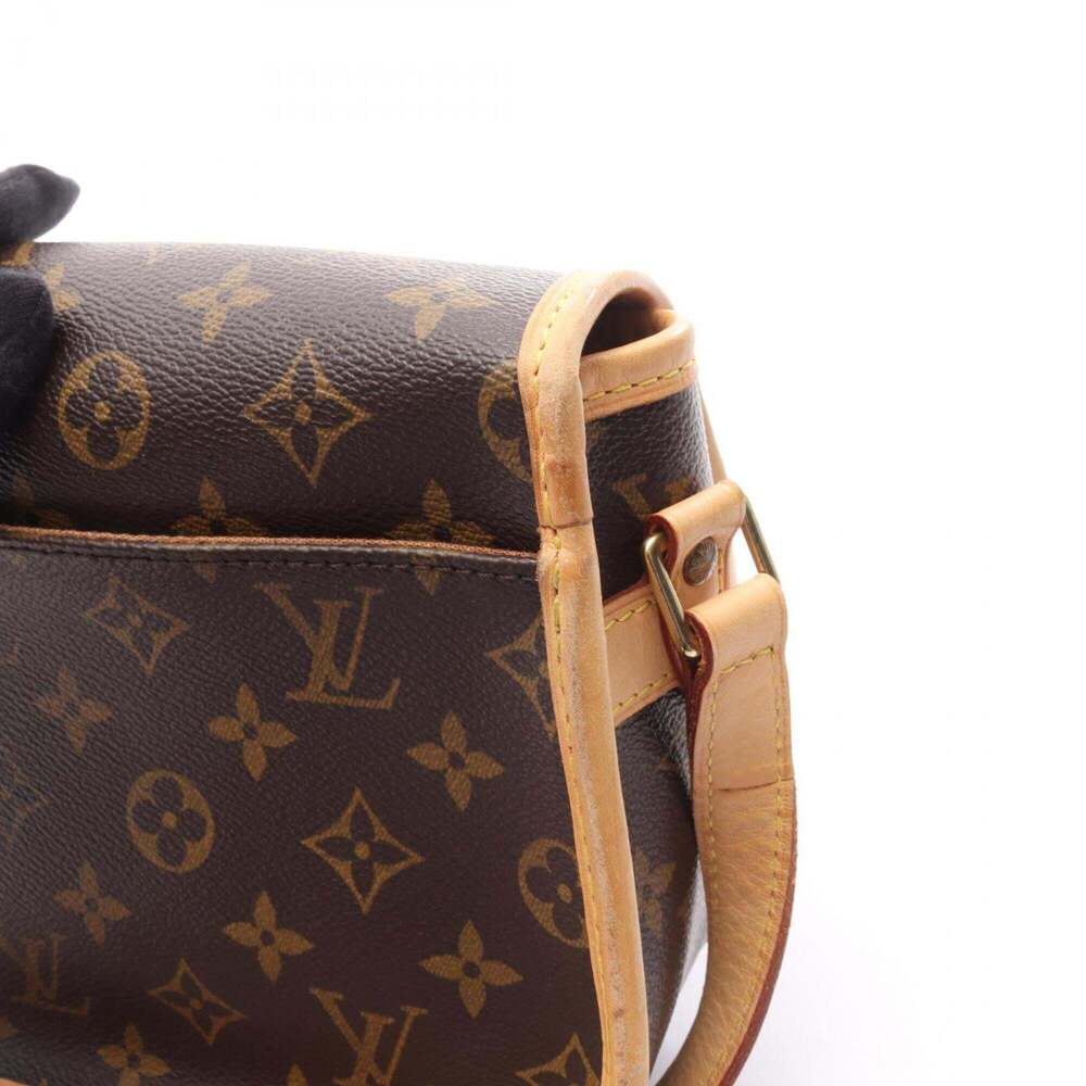 LOUIS VUITTON Brown Monogram Leather Shoulder Bag - Picture 10 of 15
